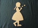 Fille bulles