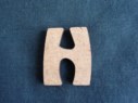 Lettre Hobo - "H"
