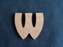 Lettre Hobo - "W"